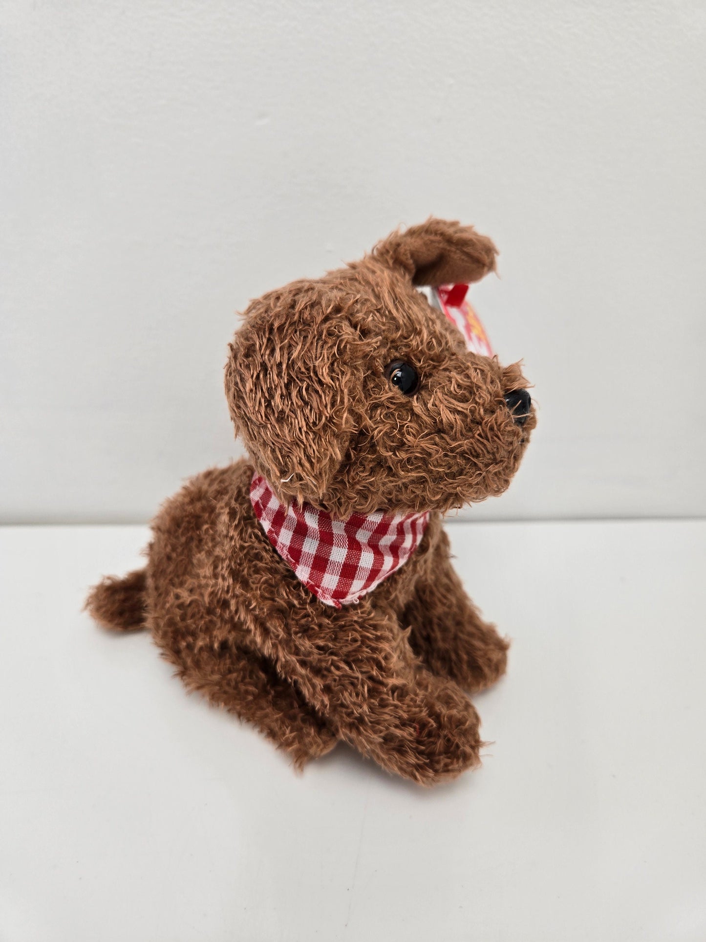 Ty Beanie Baby “Rowdy” the Dog  wearing Scarf (5.5 inch)