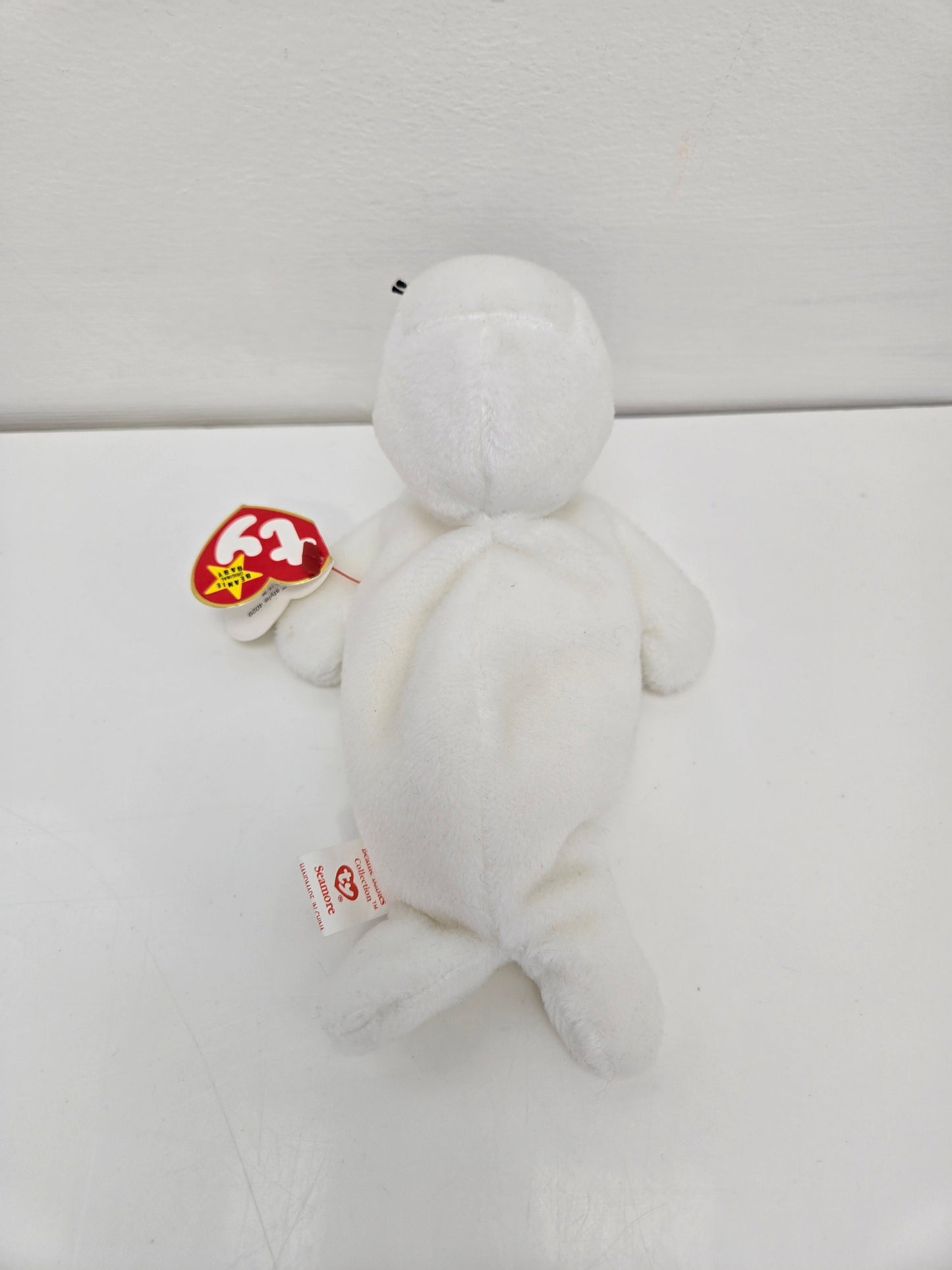 Ty Beanie Baby “Seamore” the White Seal! (7 inch)