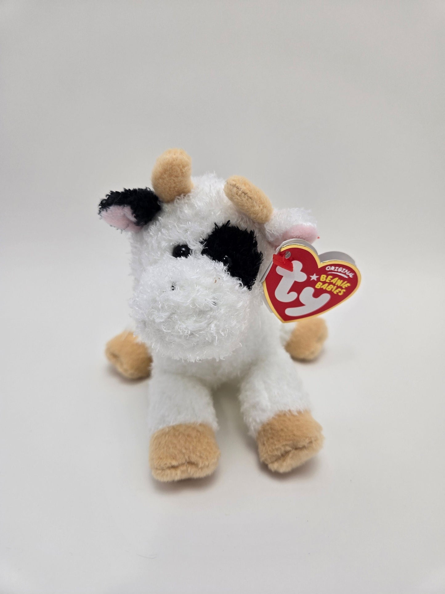 Ty Beanie Baby “Cornstalk” the Cow (7 inch)