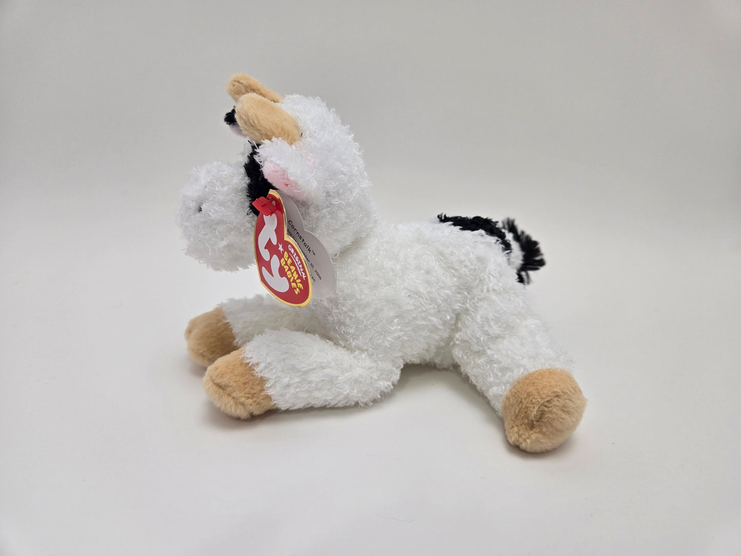 Ty Beanie Baby “Cornstalk” the Cow (7 inch)