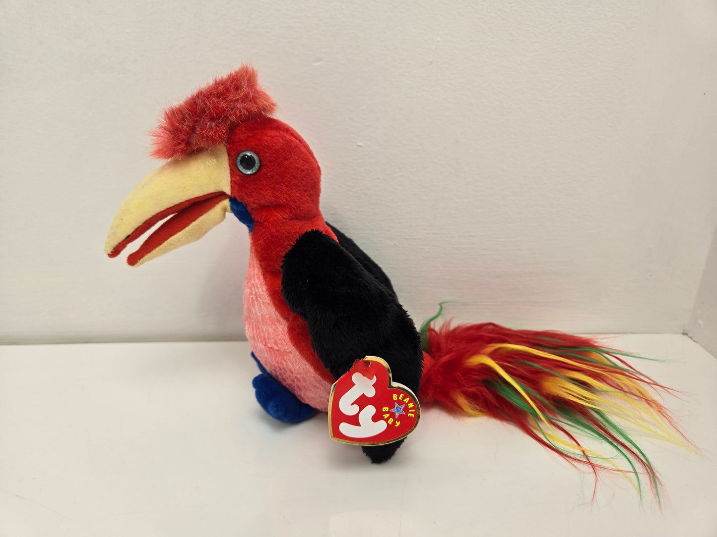 Ty Beanie Baby “Frills” the Hornbill Bird (6 inch)