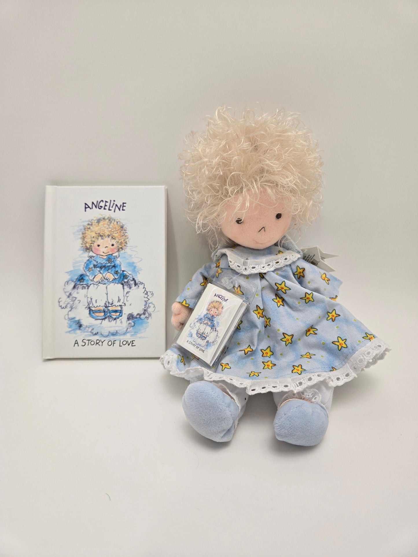 Ty Doll  “Angeline” the Angel Girl - With Book - A Story of Love (9 inch)