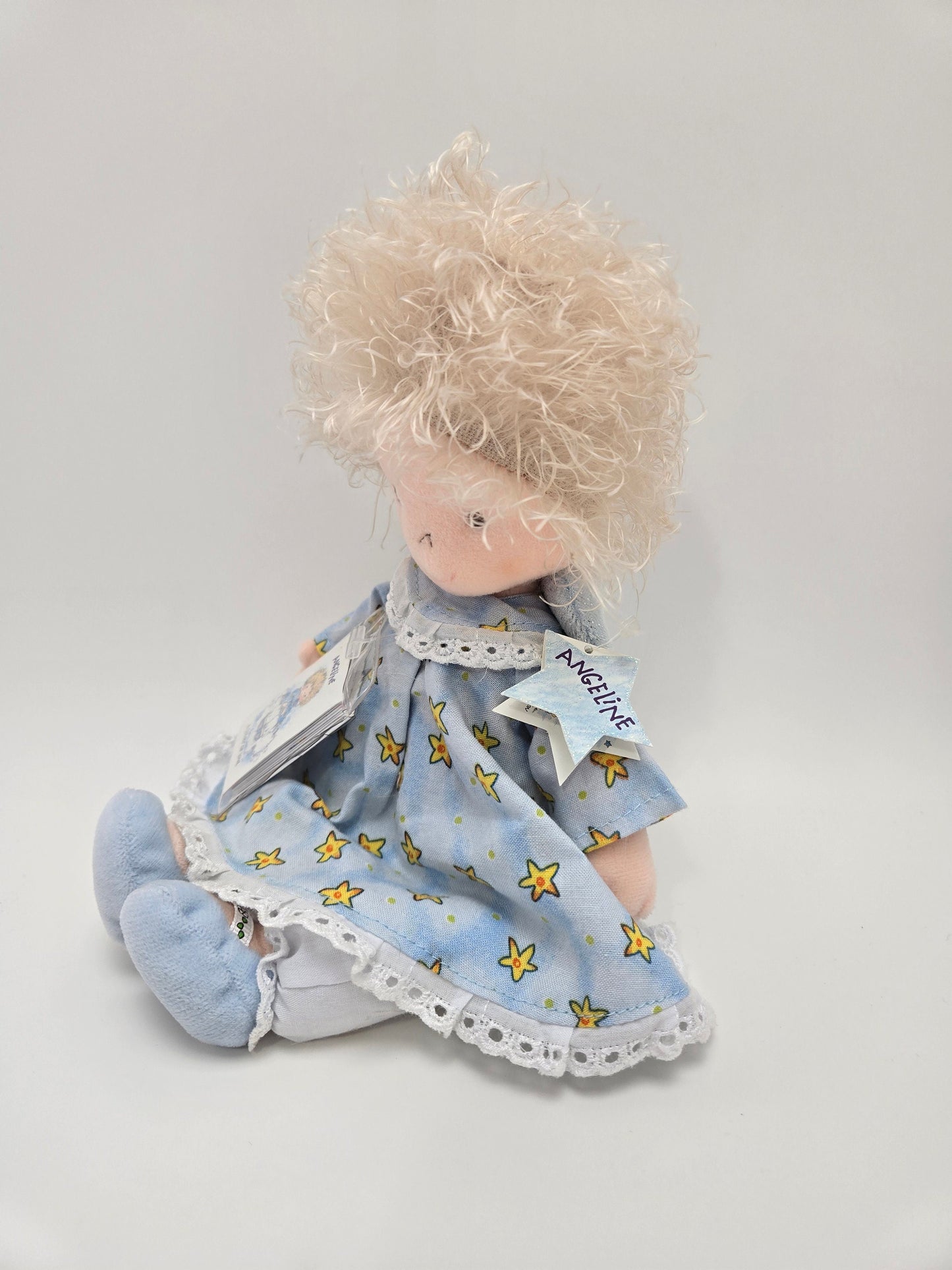 Ty Doll  “Angeline” the Angel Girl - With Book - A Story of Love (9 inch)