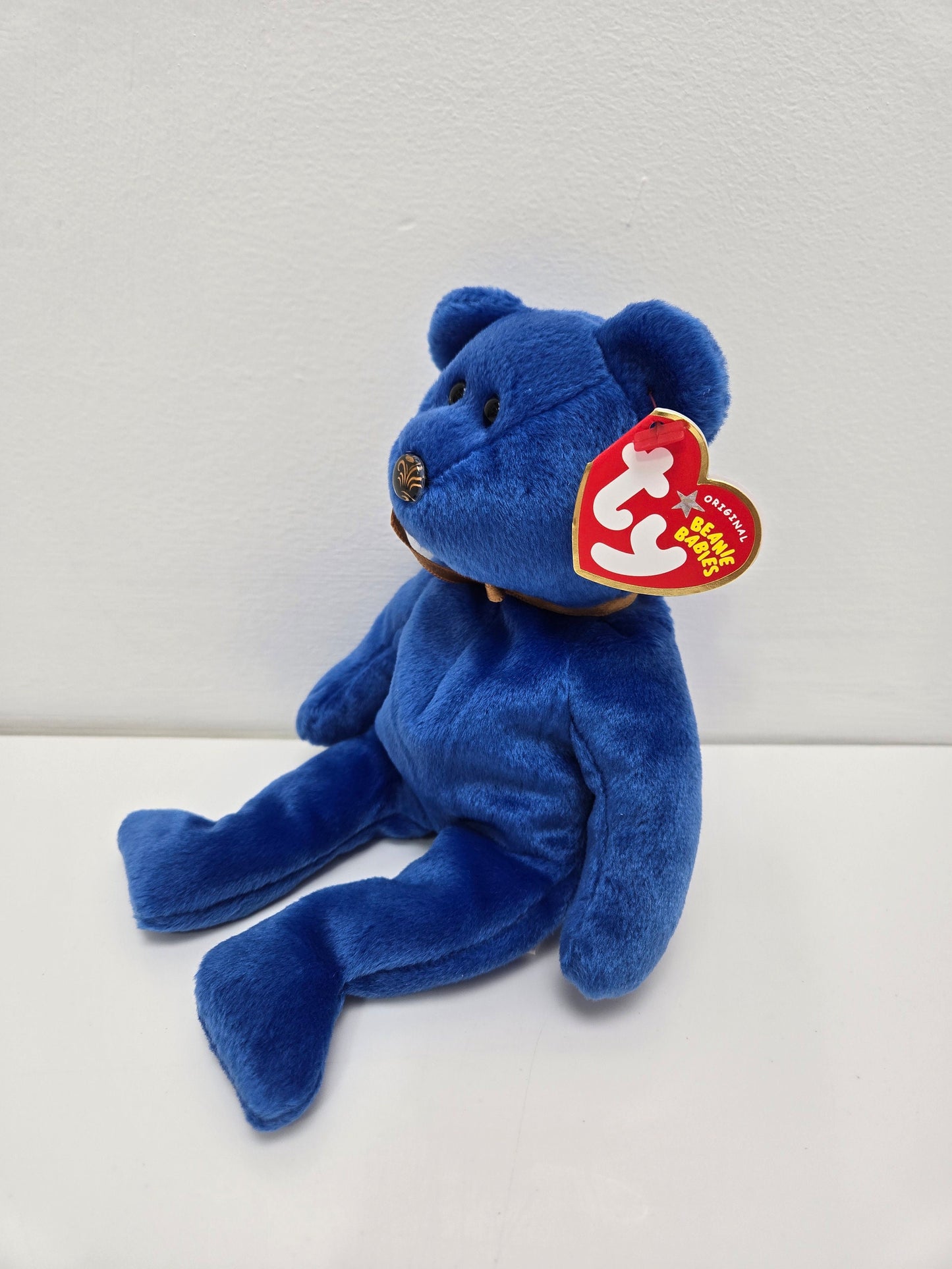 Ty Beanie Baby “Promise” the Blue Bear *Northwestern Mutual Exclusive —Rare!* (8.5 inch)