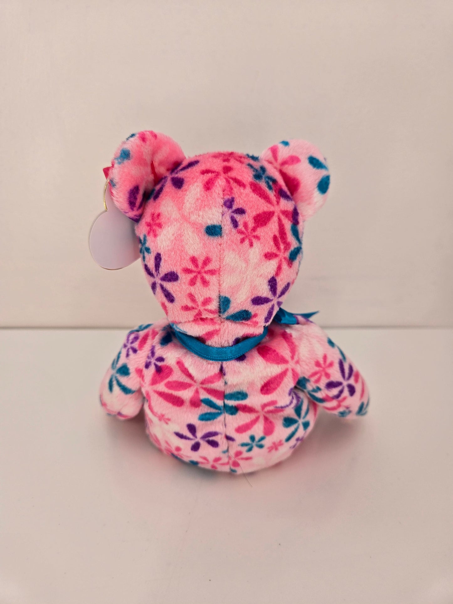 Ty Beanie Baby “Funky” the Pink Flower Bear! (8.5 inch)