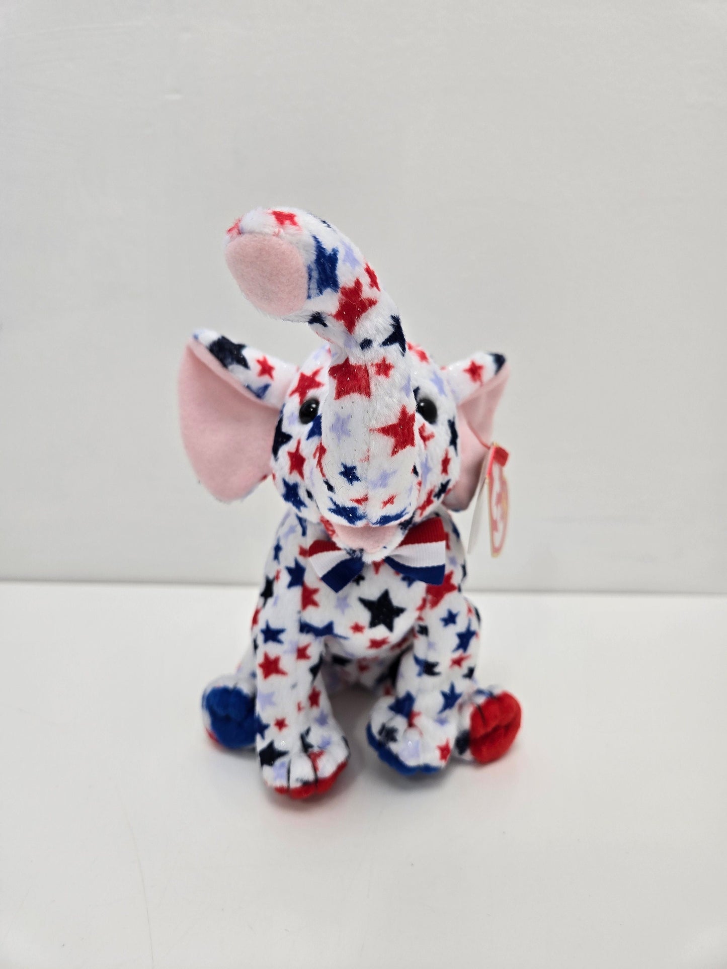 Ty Beanie Baby “Righty” the USA Elephant (7 inch)