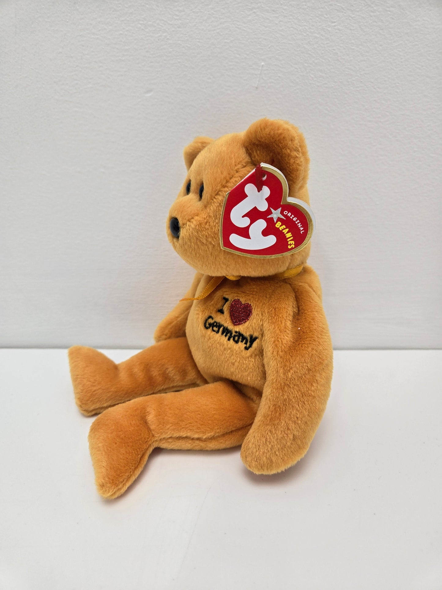 Ty Beanie Baby “Germany” the I Love Germany Bear - German Exclusive (8.5 inch)