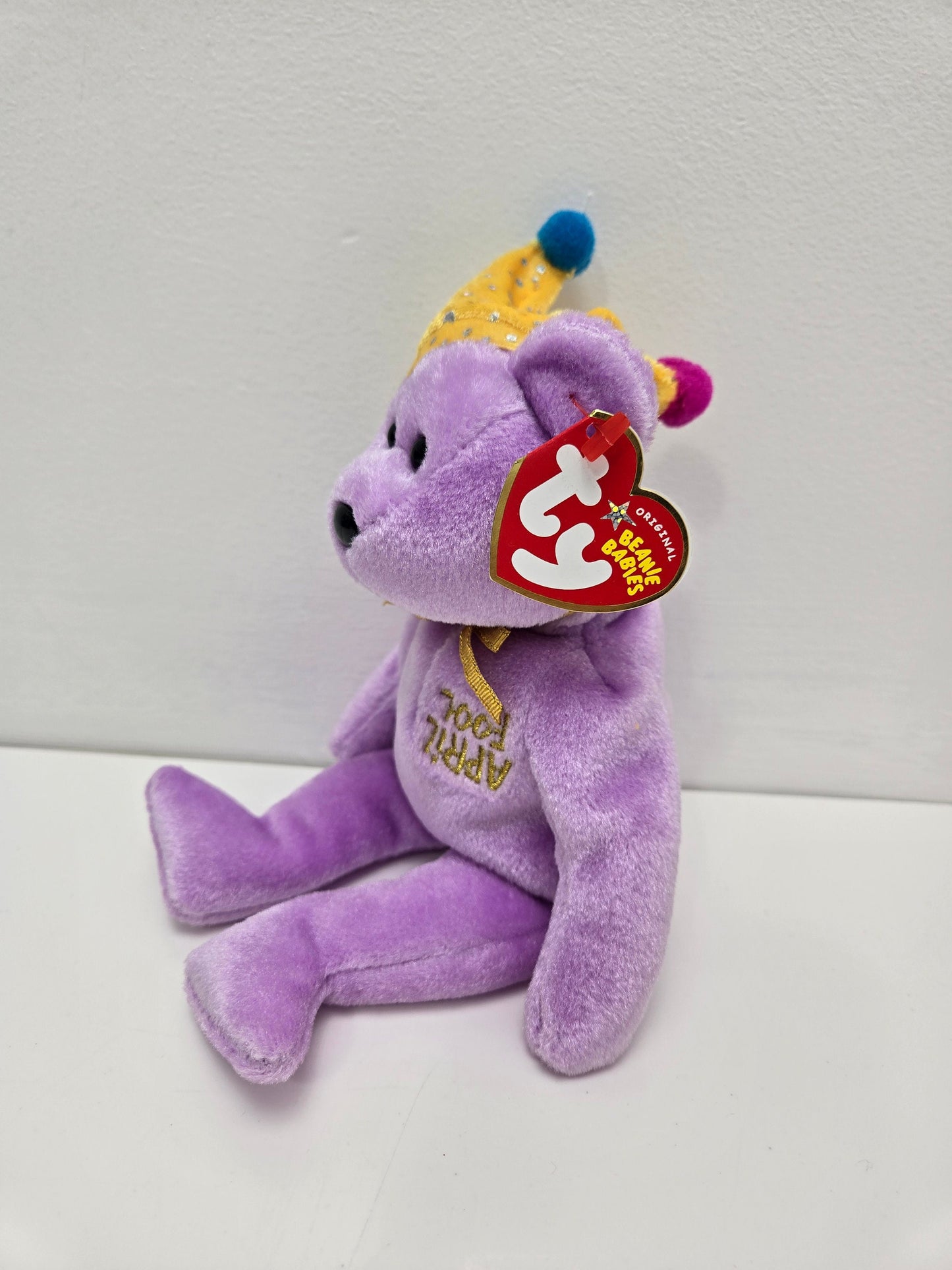 Ty Beanie Baby “Jokester” the April Fools Bear - Internet Exclusive (8.5 inch)