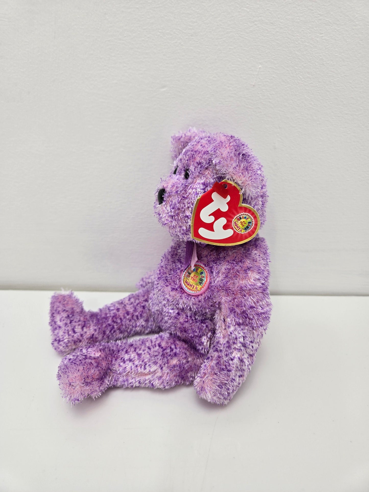 Ty Beanie Baby “Dabbles” the Adorable Purple Bear - Beanie Baby of the Month (8.5 inch)