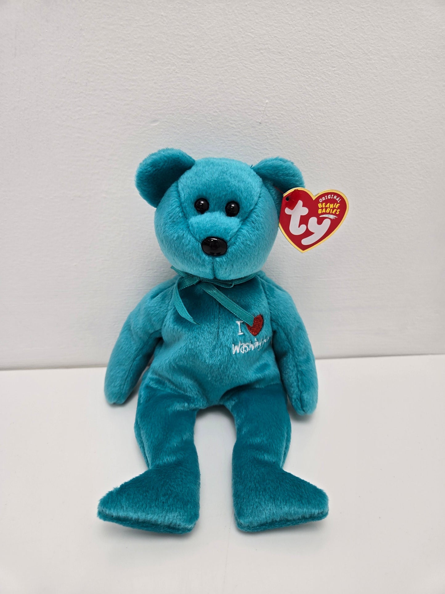 Ty Beanie Baby “Washington” the I Love Washington Bear - State Exclusive (8.5 inch)