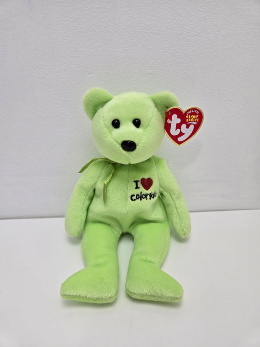 Ty Beanie Baby “Colorado” the I Love Colorado Bear - State Bear Exclusive (8.5 inch)