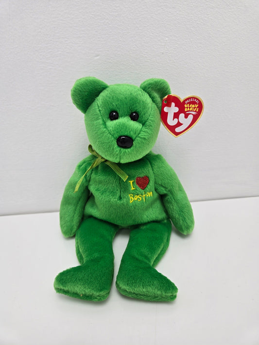 Ty Beanie Baby “Boston” the I Love Boston Bear - City Exclusive (8.5 inch)