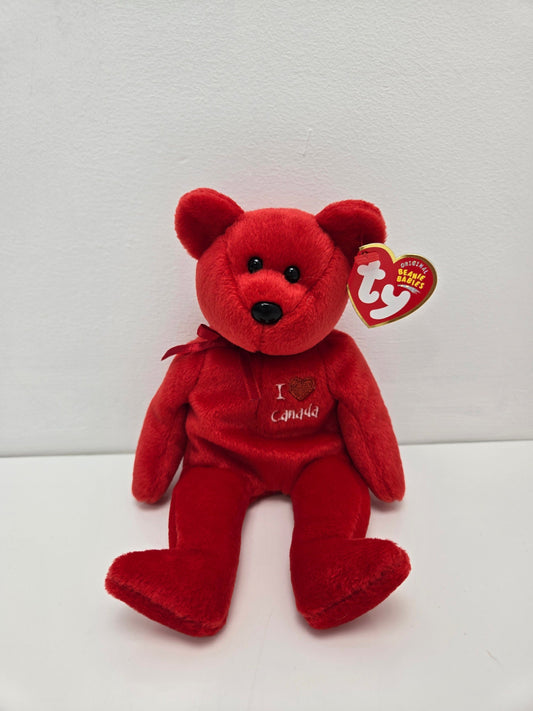 Ty Beanie Baby “Canada” the I Love Canada Bear - Canada Exclusive (8.5 inch)