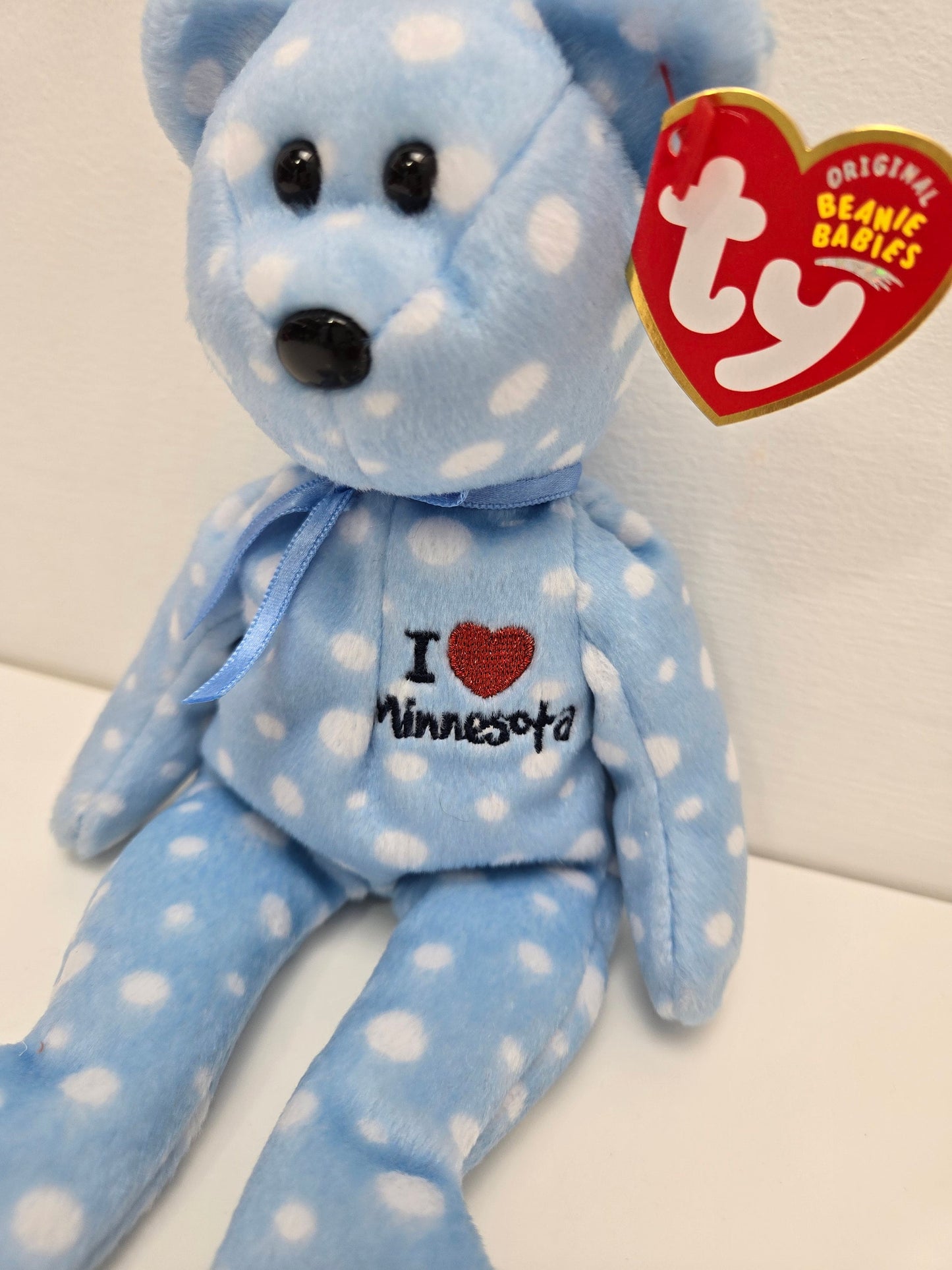 Ty Beanie Baby “Minnesota” the I Love Minnesota Bear - State Exclusive (8.5 inch)