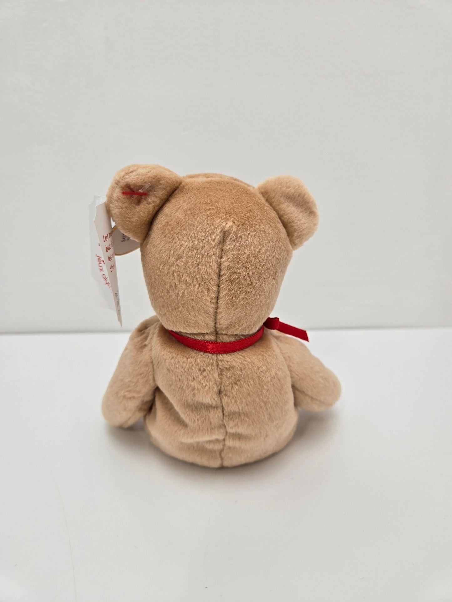 Ty Beanie Baby “True” the Canadian Bear with Maple Leaf on Chest - Special Olympics Tag (8.5 inch)