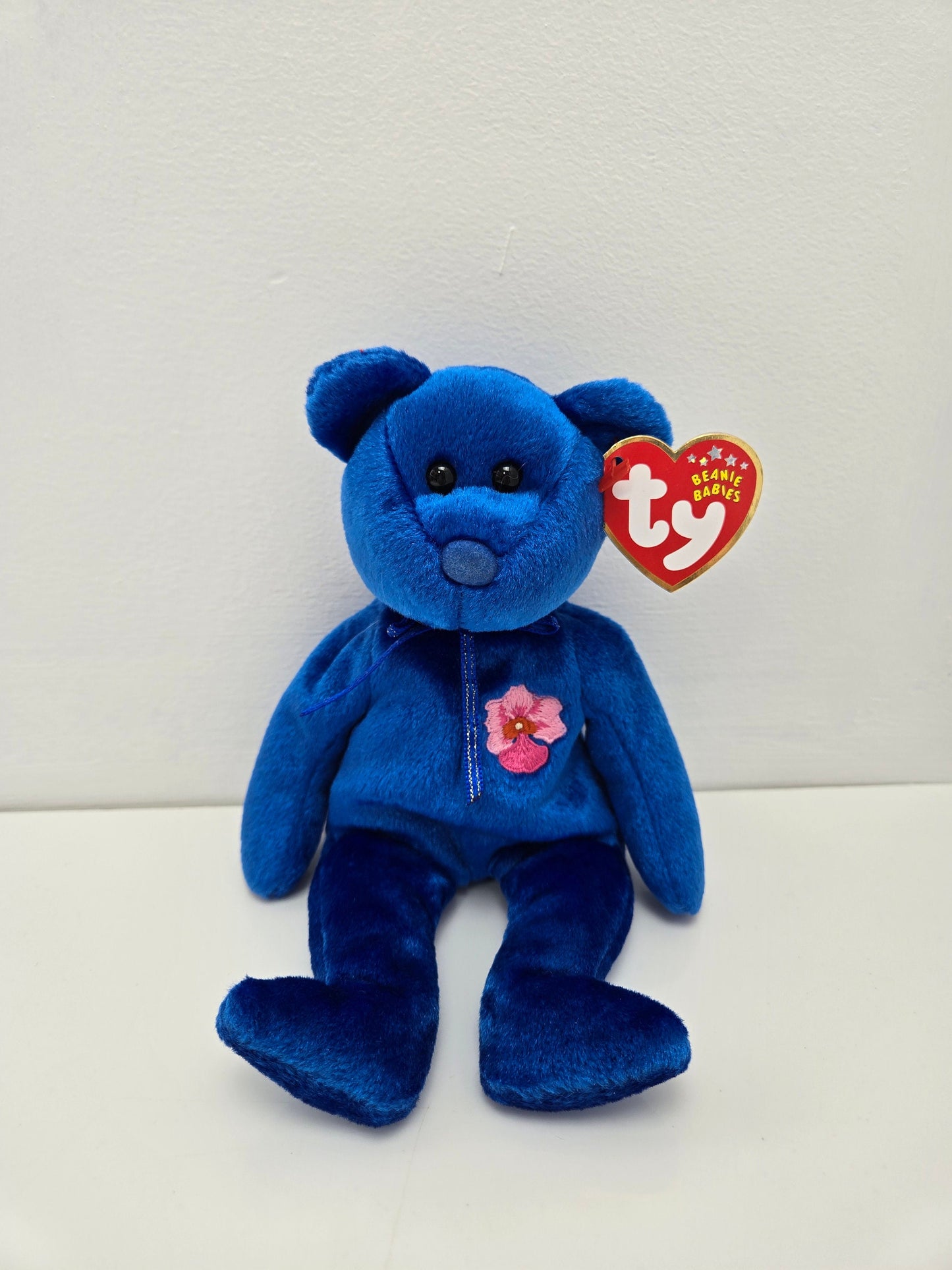 Ty Beanie Baby “Vanda” theRoyal Blue Bear - Singapore Exclusive *Rare* (8.5 inch)