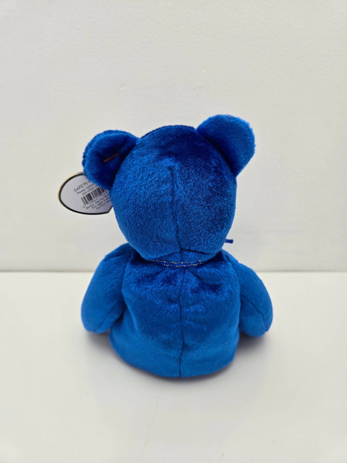 Ty Beanie Baby “Vanda” theRoyal Blue Bear - Singapore Exclusive *Rare* (8.5 inch)