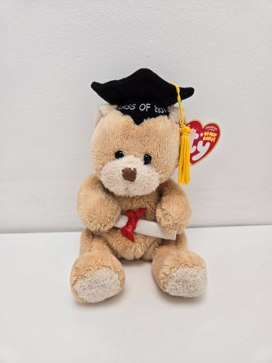 Ty Beanie Baby “Scholar” the Graduation Bear with Graduation Hat (6 inch)