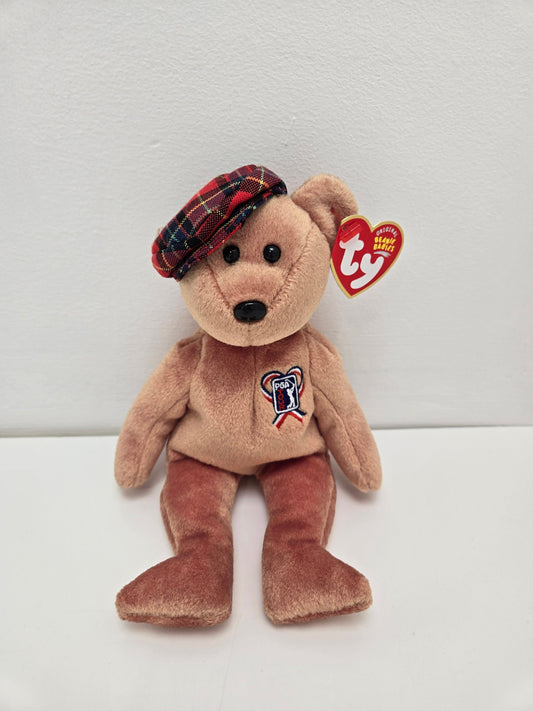 Ty Beanie Baby “Charitee” the PGA Golf Bear! (9 inch)