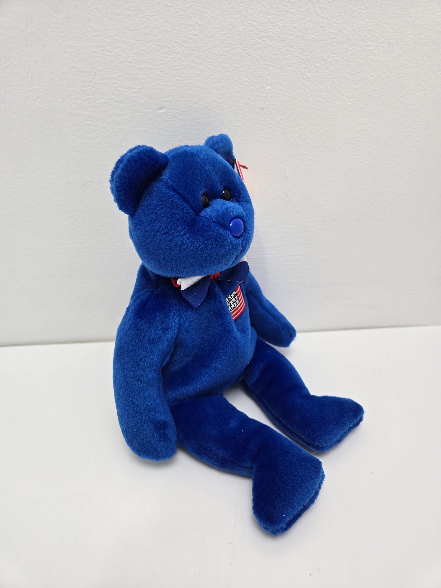 Ty Beanie Baby “John” the Patriotic Bear (8.5 inch)