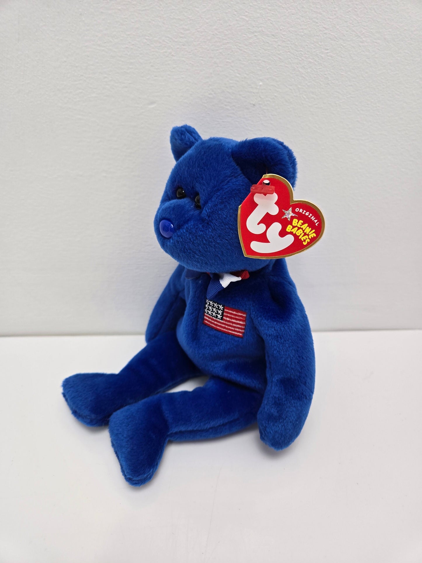 Ty Beanie Baby “John” the Patriotic Bear (8.5 inch)