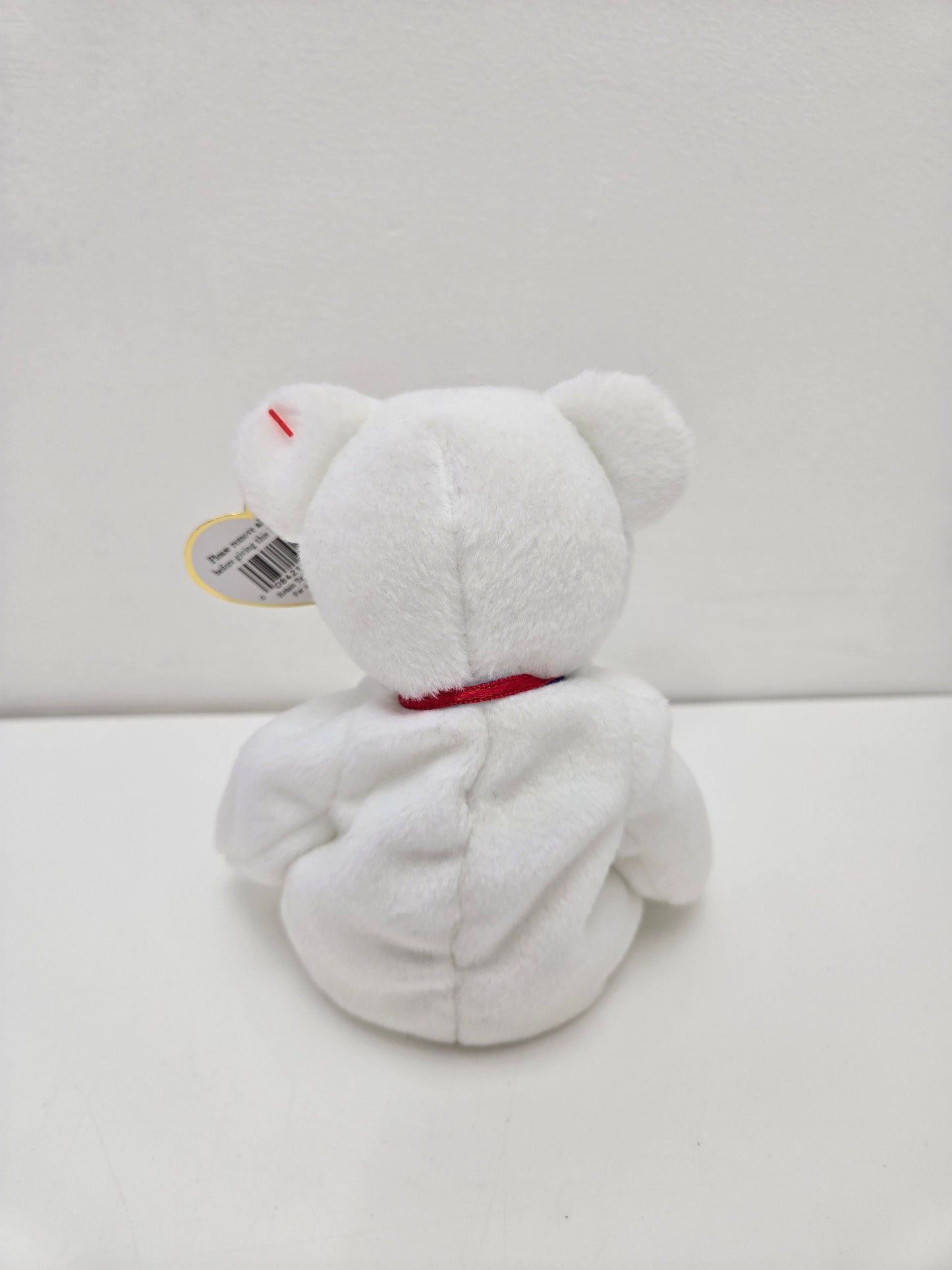 Ty Beanie Baby “Libearty” the White Patriotic Bear (8.5 inch)