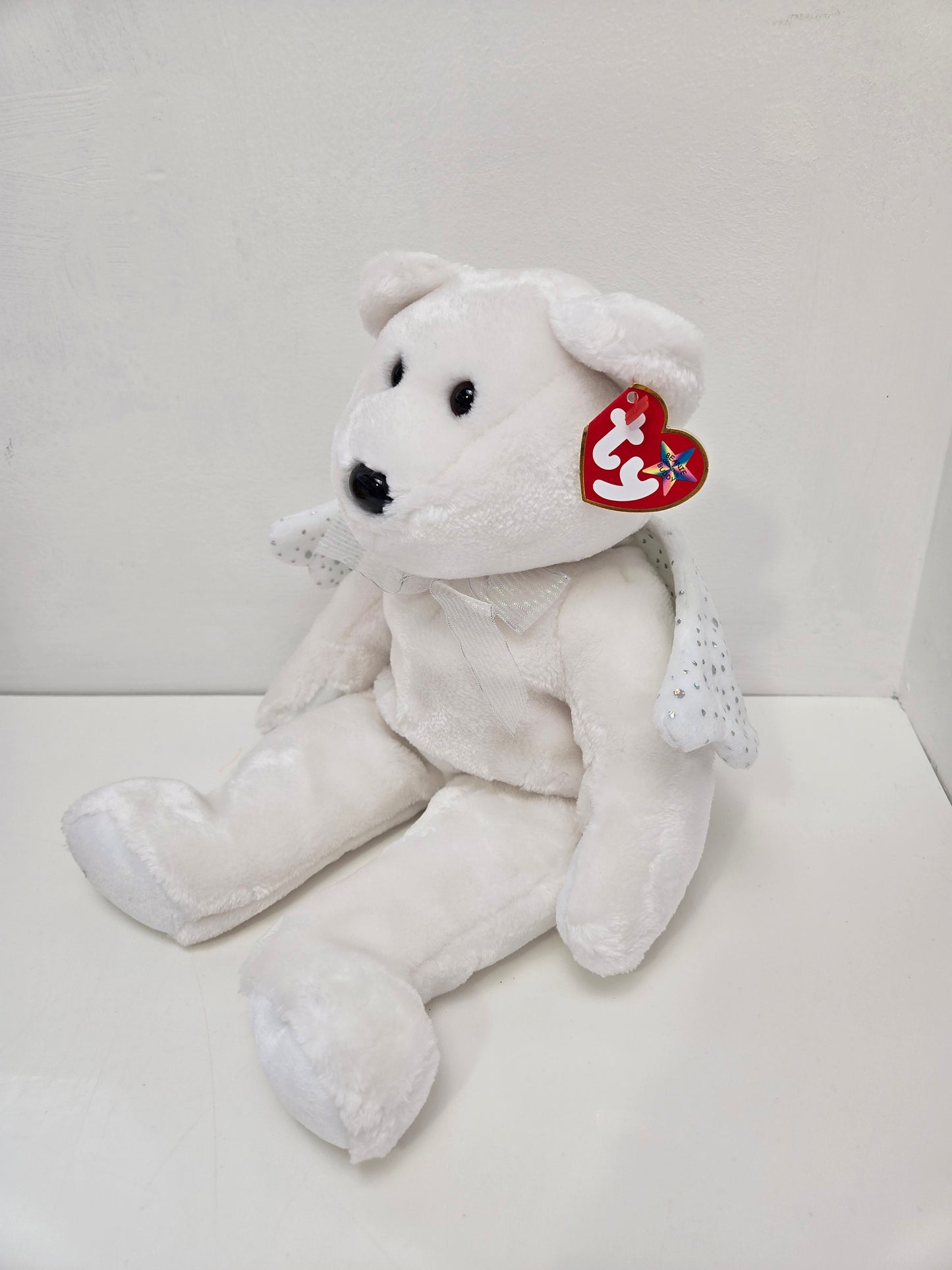 Ty Beanie Buddy “Herald” the Angel Bear  (13.5 inch)