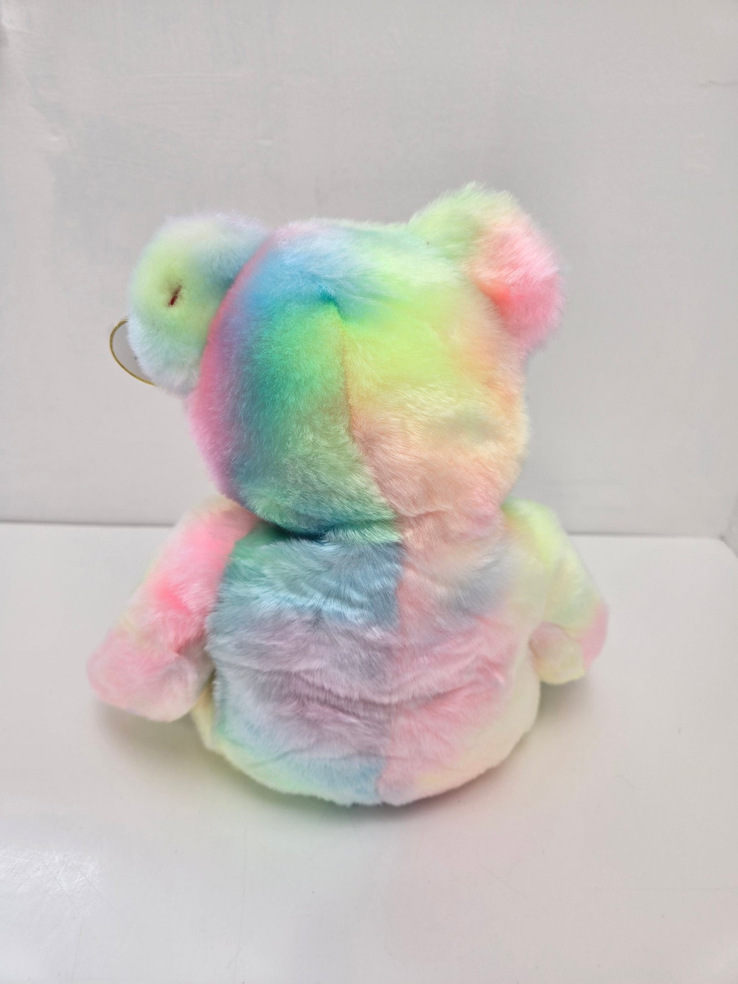 Ty Beanie Buddy “B.B. Bear” the Happy Birthday Tie-Dye Bear - Exact Colours Vary (14 inch)