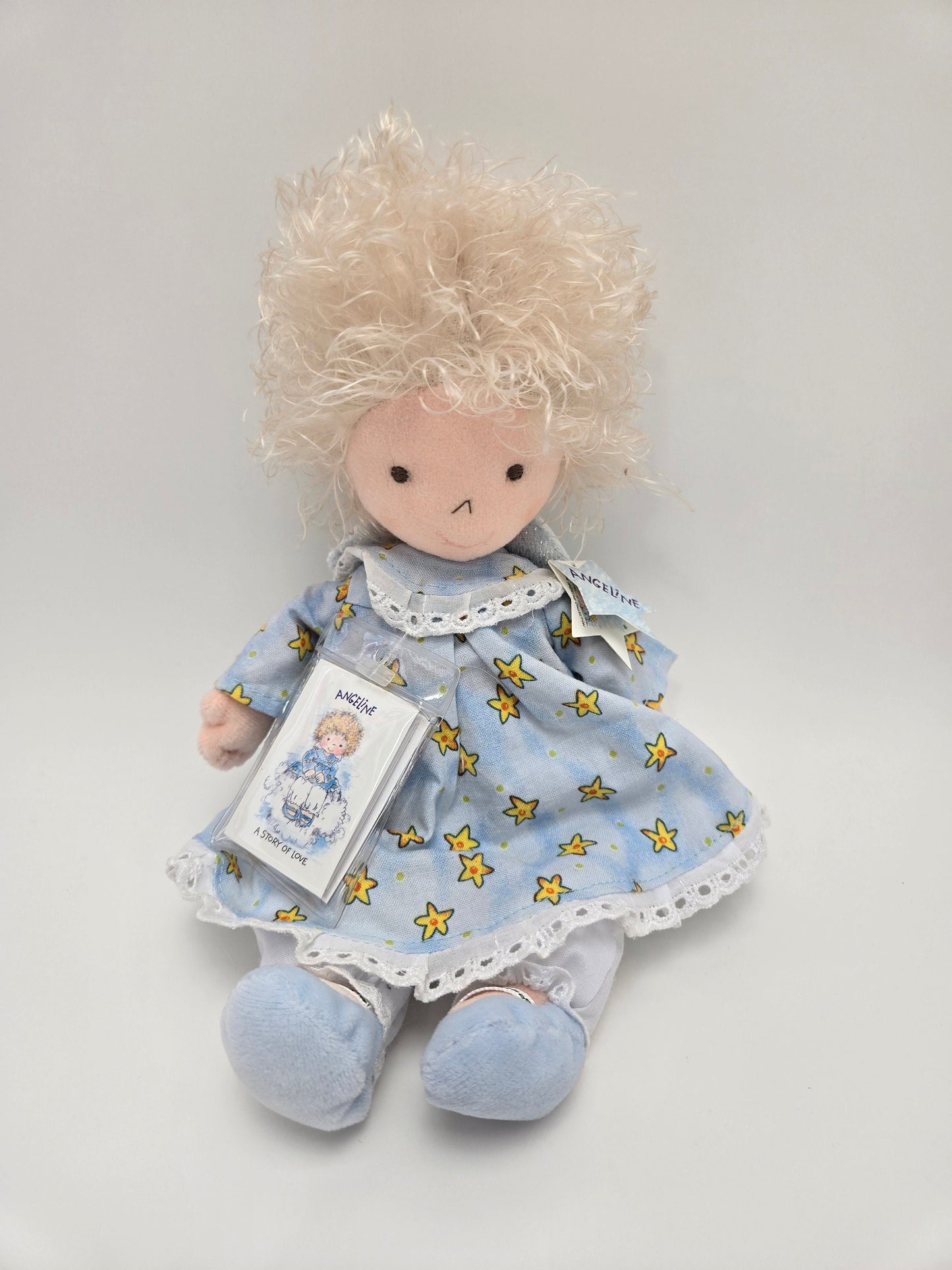 Ty Doll  “Angeline” the Angel Girl - With Book - A Story of Love (9 inch)