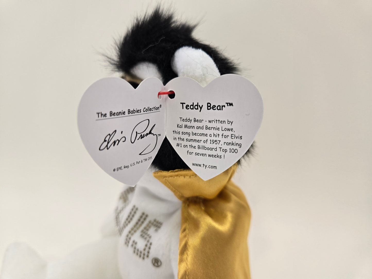 Ty Beanie Baby “Teddy Bear” the Elvis Presley Bear - Walgreen’s Exclusive (8.5 inch)