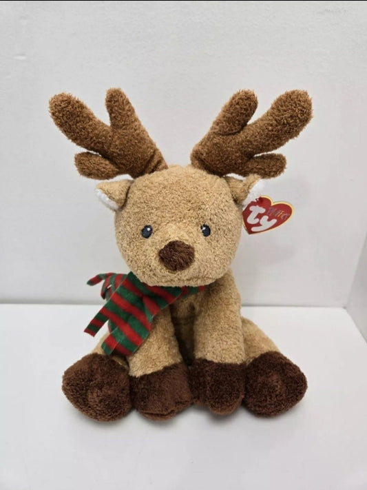 Ty Pluffies “Snuggery” the Reindeer - Barnes and Noble Exclusive (10 inch)