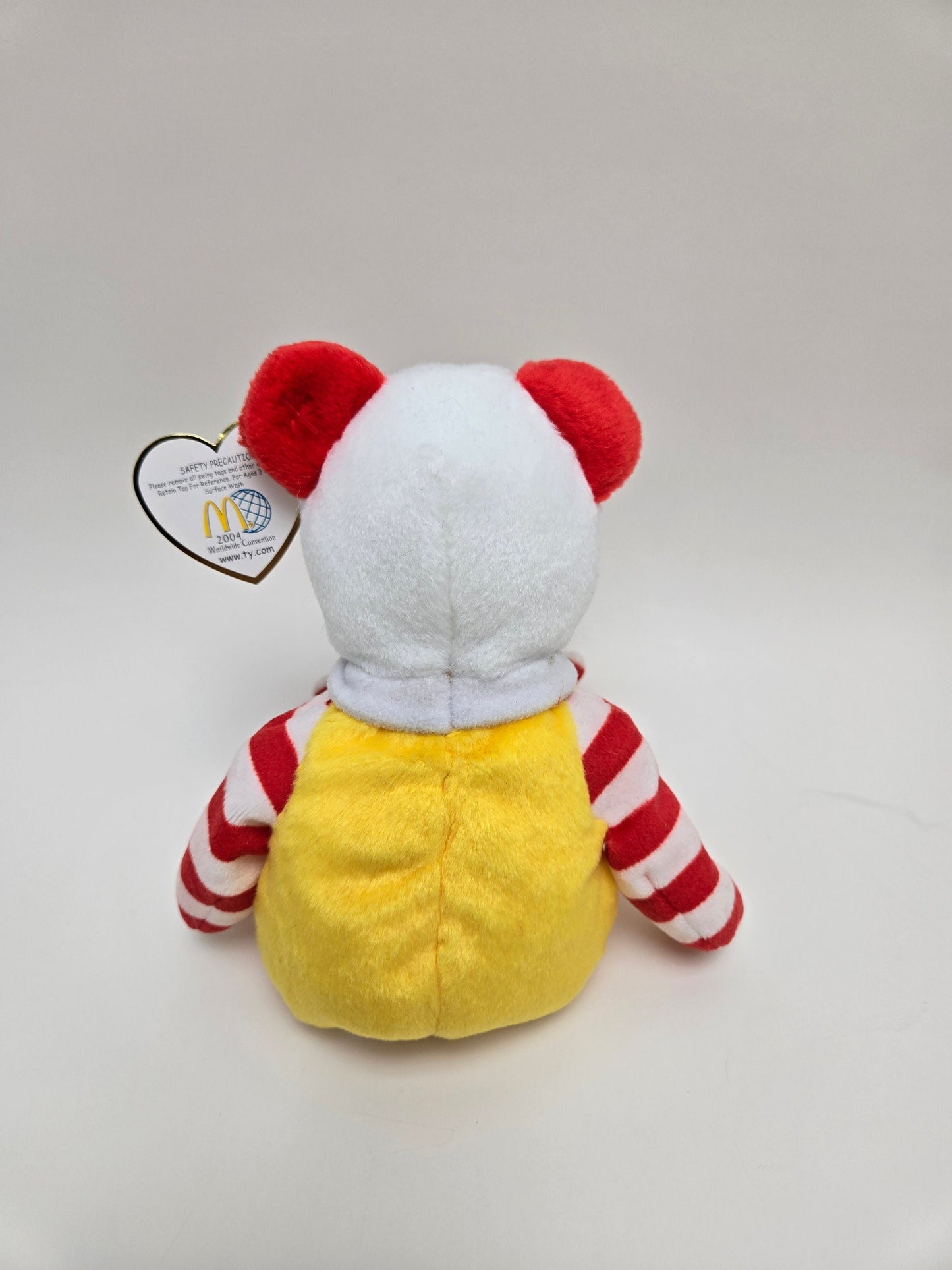 TY Beanie Baby “Ronald McDonald” the McDonald’s Mascot Bear - Convention Exclusive *Rare* (8.5 inch)