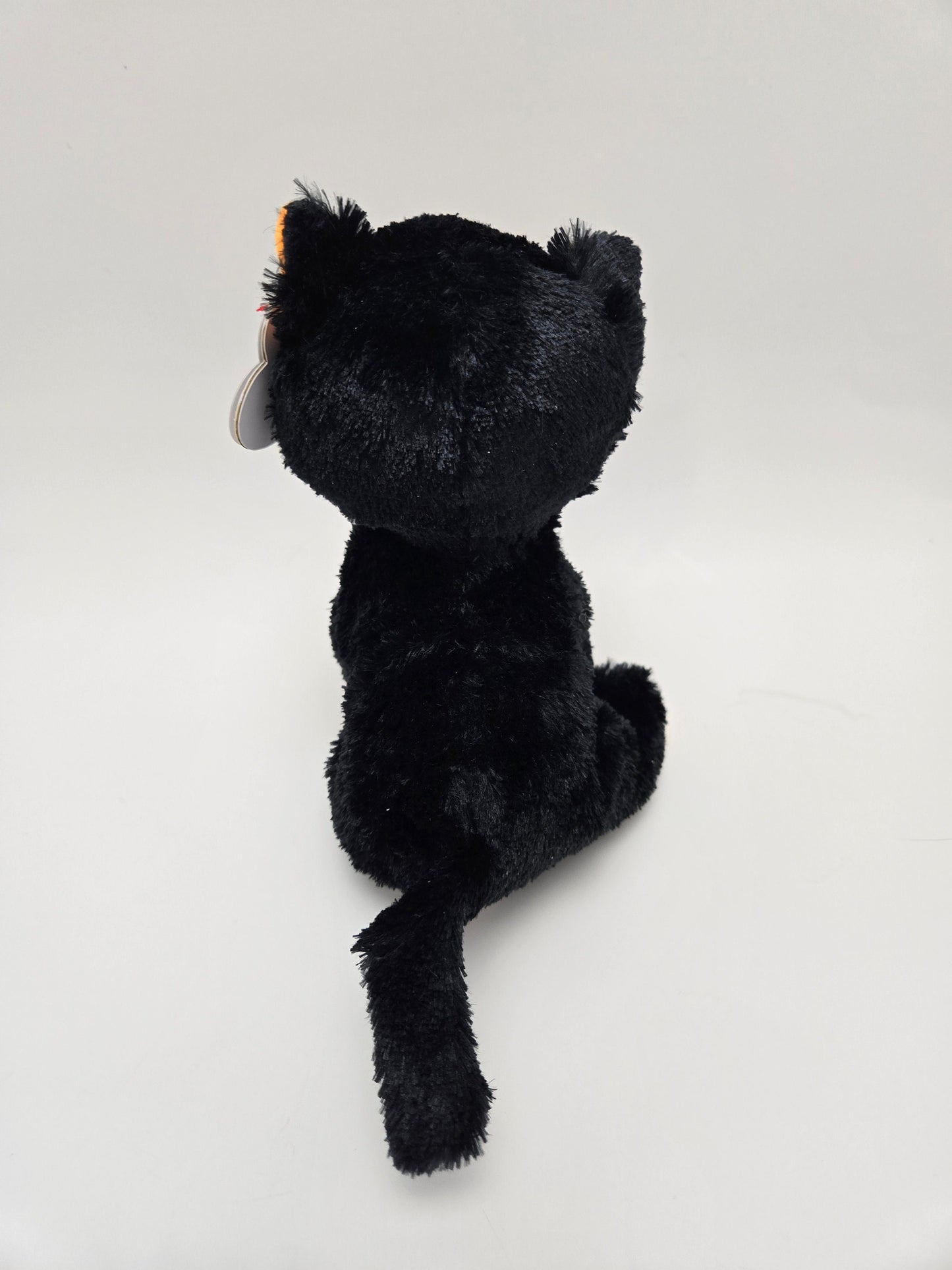 Ty Beanie Baby “Merlin” the Black and Orange Cat (6 inch)