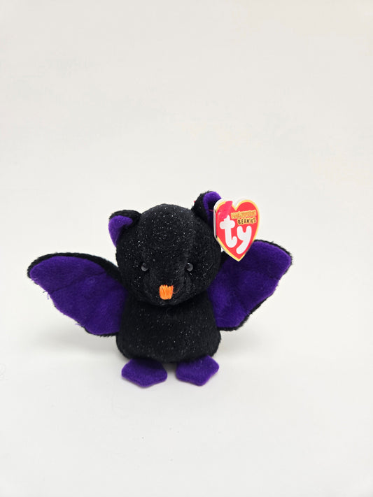 Ty Halloweenie Beanie “Scarem” the Halloween Bat - Teenie Beanie! (4 inch)