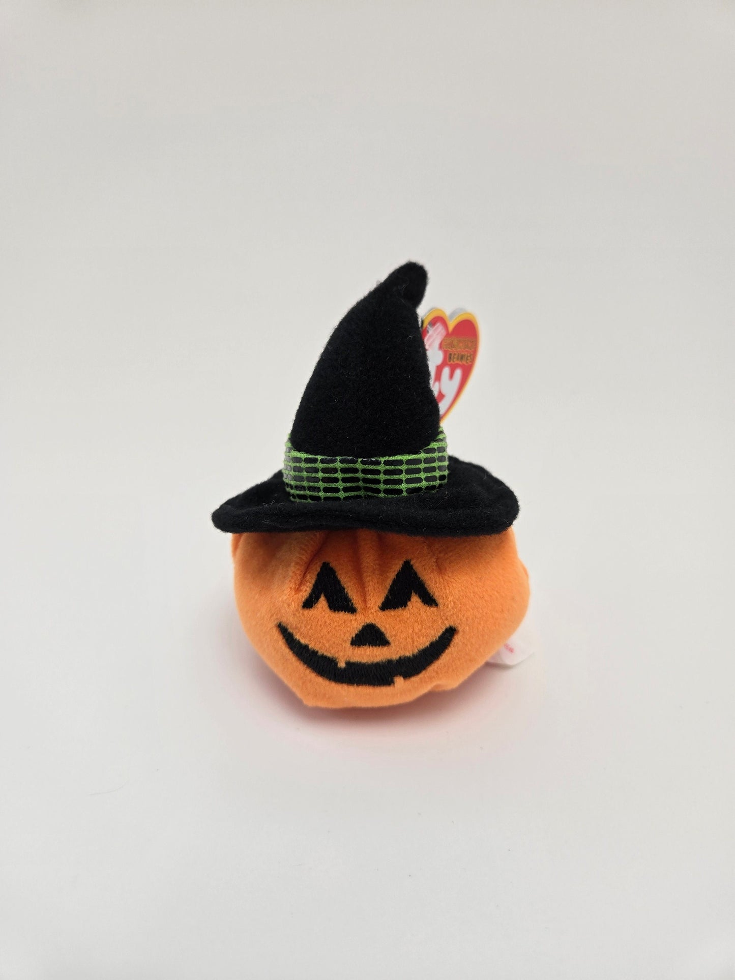 Ty Halloweenie Beanie “Witchkin” the Halloween Pumpkin - Teenie Beanie! (3 inch)