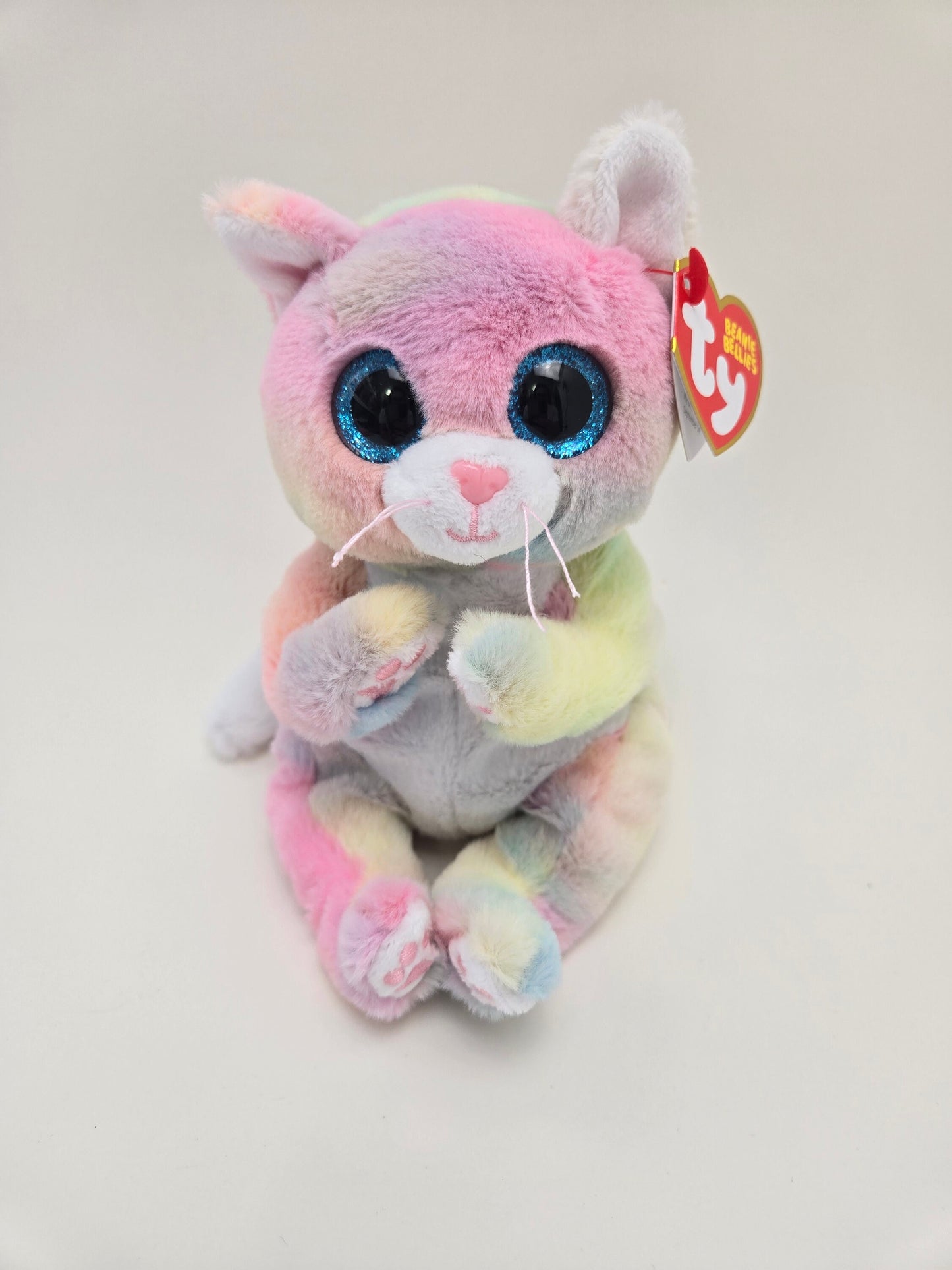 Ty Beanie Baby “Jenni” the Tie Dye Cat! (8 inch)