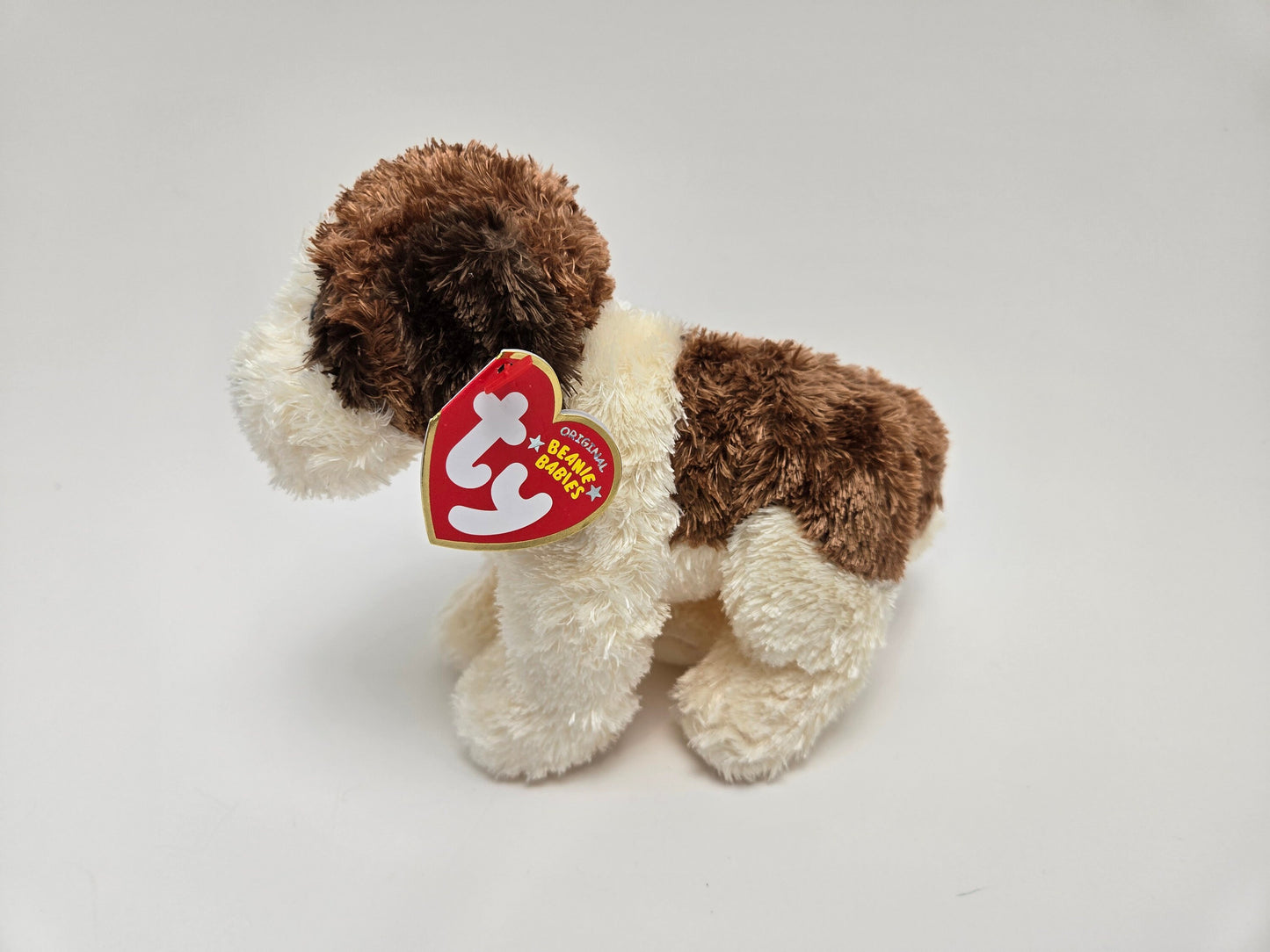 Ty Beanie Baby “Rescue” the St. Bernard Dog Plush **Rare** (7 inch)