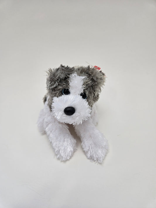 TY Beanie Baby “Fetch” the Dog - Grey and White Version *Rare* (6 inch)