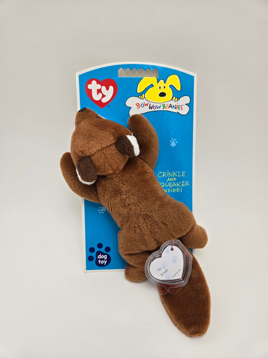 Ty Bow Wow Beanie Sly the Fox - Designed as a Dog Toy, Turned into a Collectors Item! (5 inch)