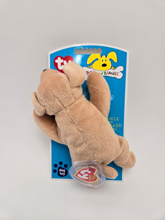 Ty Bow Wow Beanie Fetch the Lab - Designed as a Dog Toy, Turned into a Collectors Item! (5 inch)