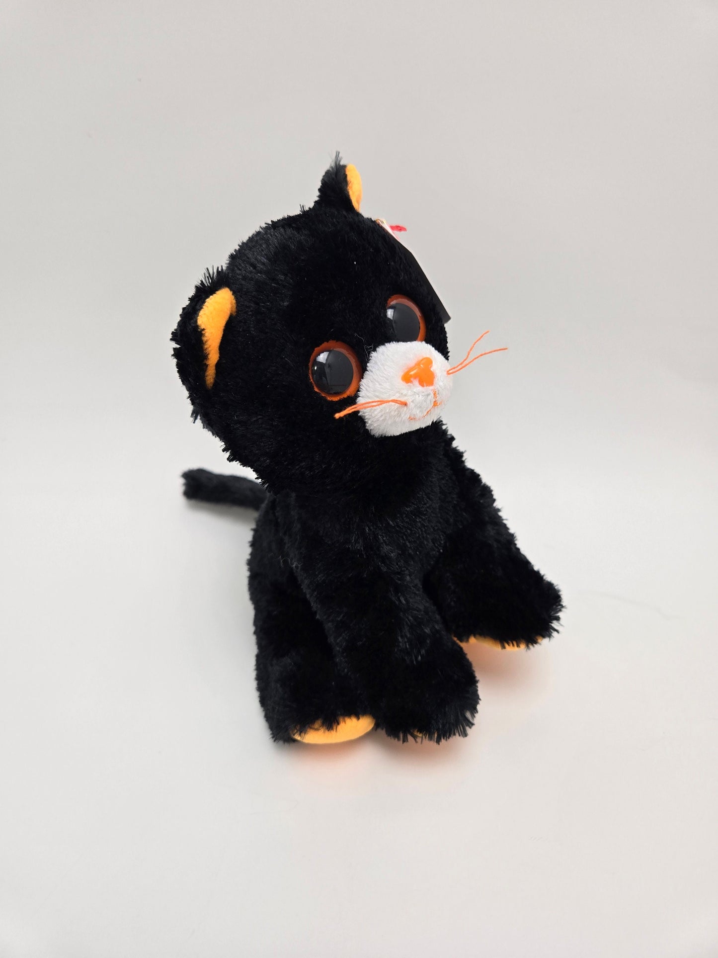 Ty Beanie Baby “Merlin” the Black and Orange Cat (6 inch)