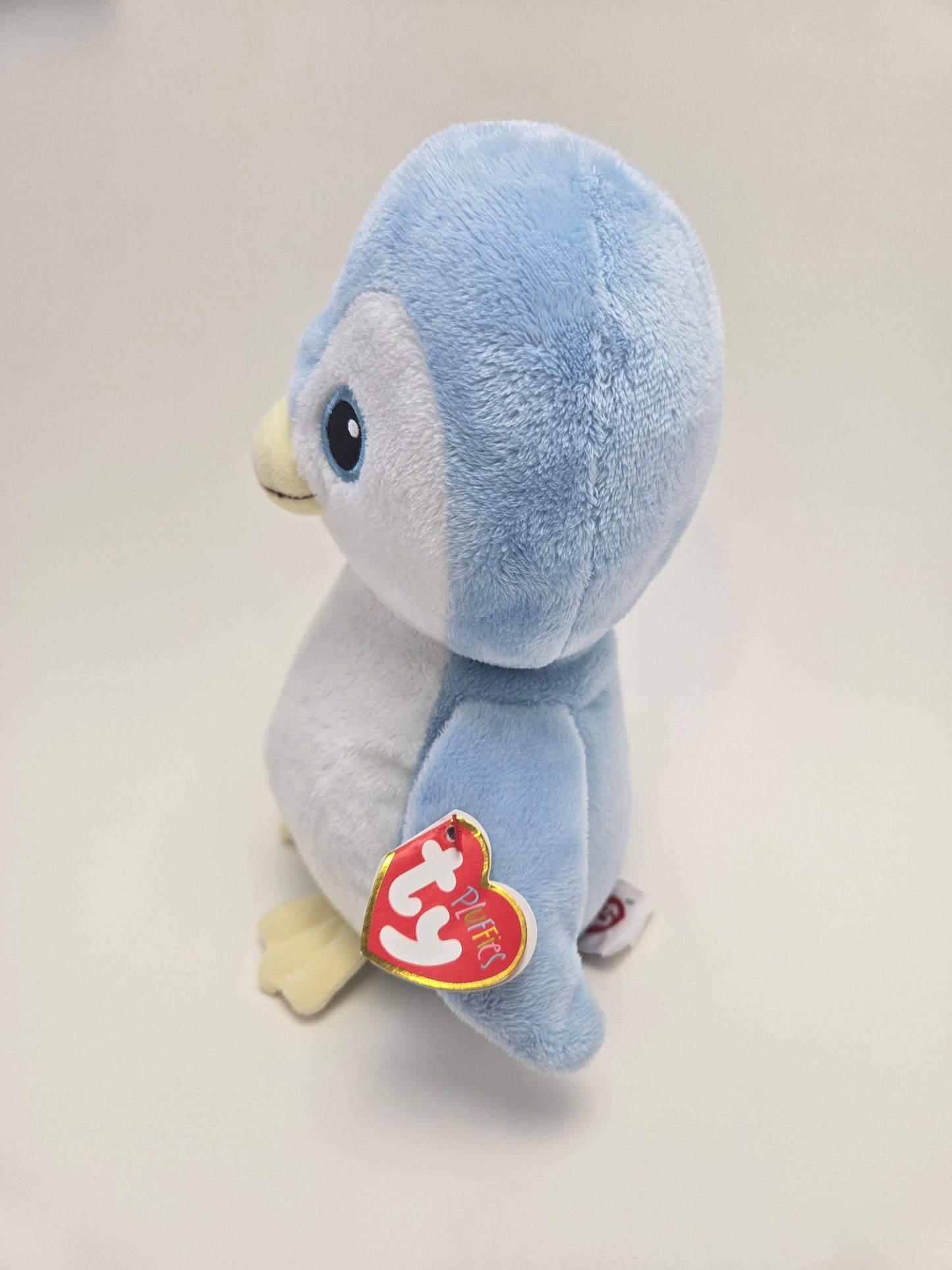 TY Pluffies “Petey” the Blue Penguin *Rare* (10 inch)