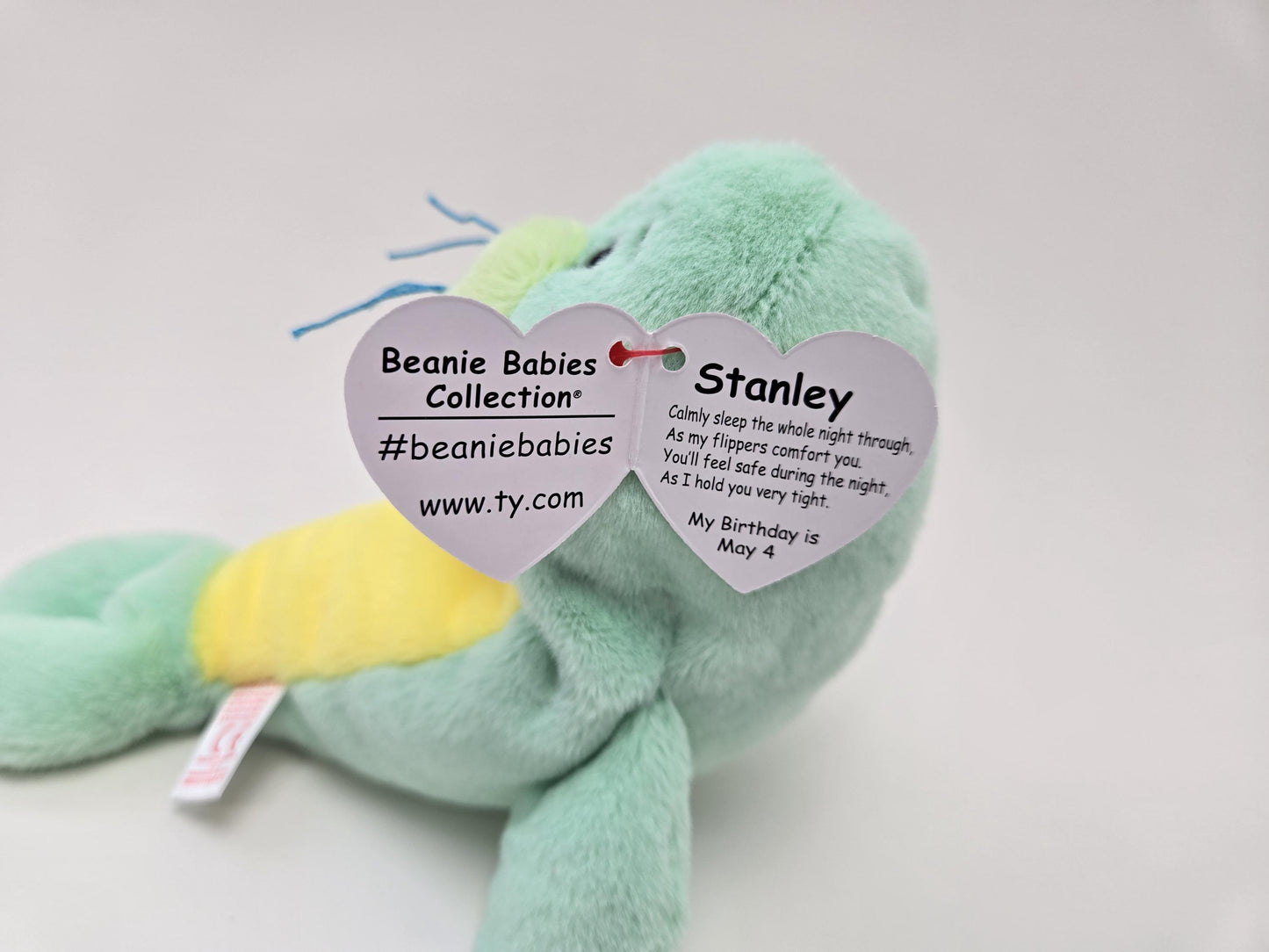 Ty Beanie Baby Stanley the Seal - Limited Production Rare! 30th Anniversary Beanie Baby Series! (6 inch)