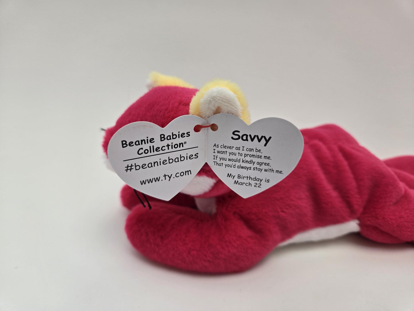 Ty Beanie Baby Savvy the Fox - Limited Production Rare! 30th Anniversary Beanie Baby Series! (6 inch)