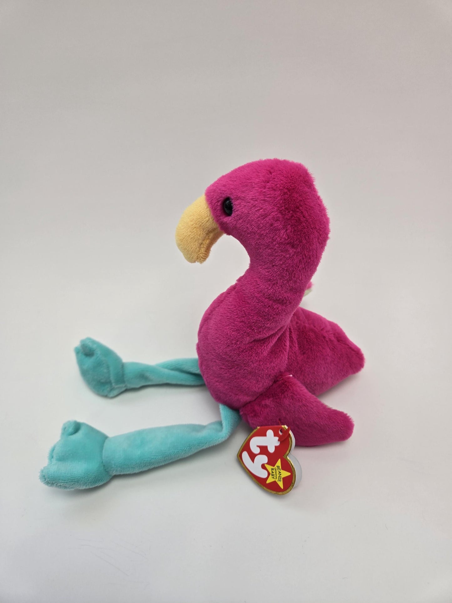 Ty Beanie Baby Fraya the Flamingo - Limited Production Rare! 30th Anniversary Beanie Baby Series! (6 inch)