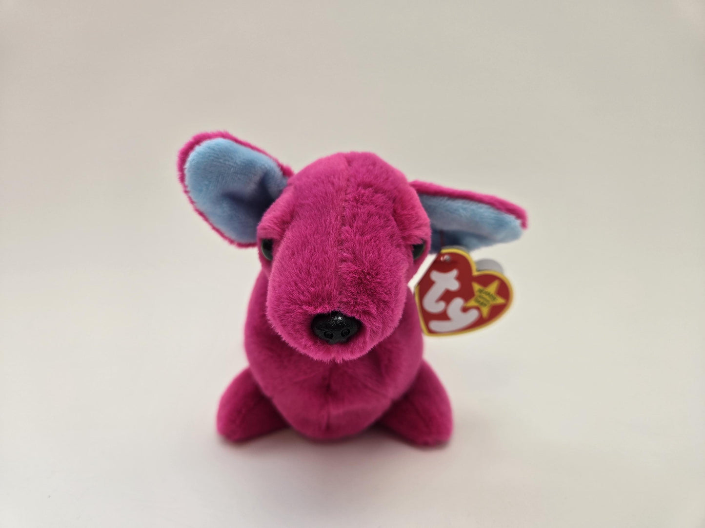 Ty Beanie Baby Stretch the Dog - Limited Production Rare! 30th Anniversary Beanie Baby Series! (6 inch)