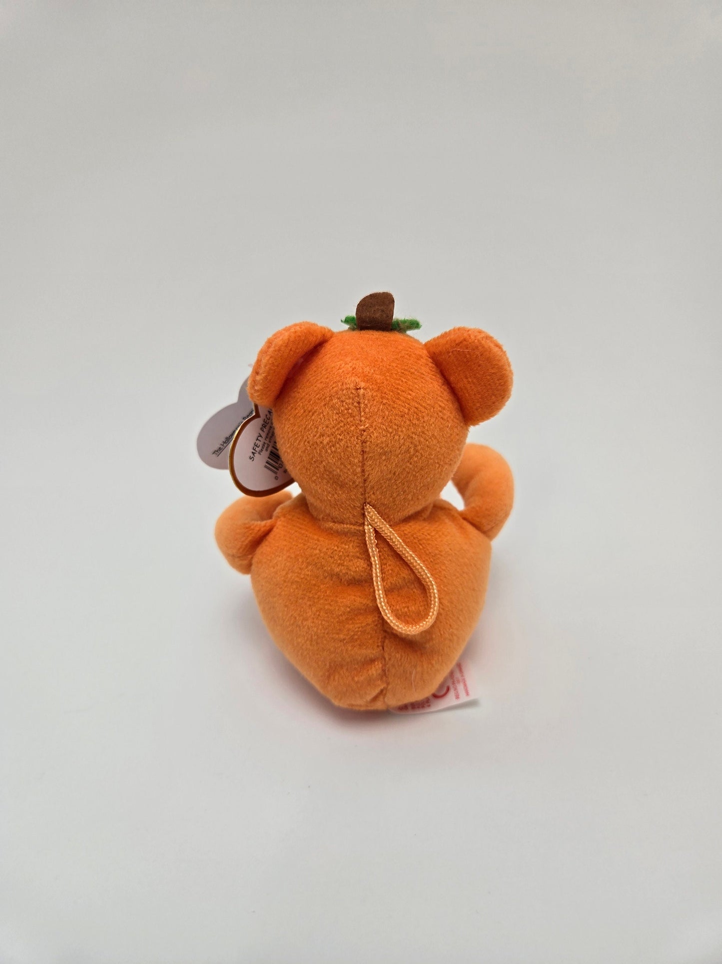 Ty Halloweenie Beanie “Teddykin” the Pumpkin Bear- *Small Halloweenie Beanie! (4 inch)