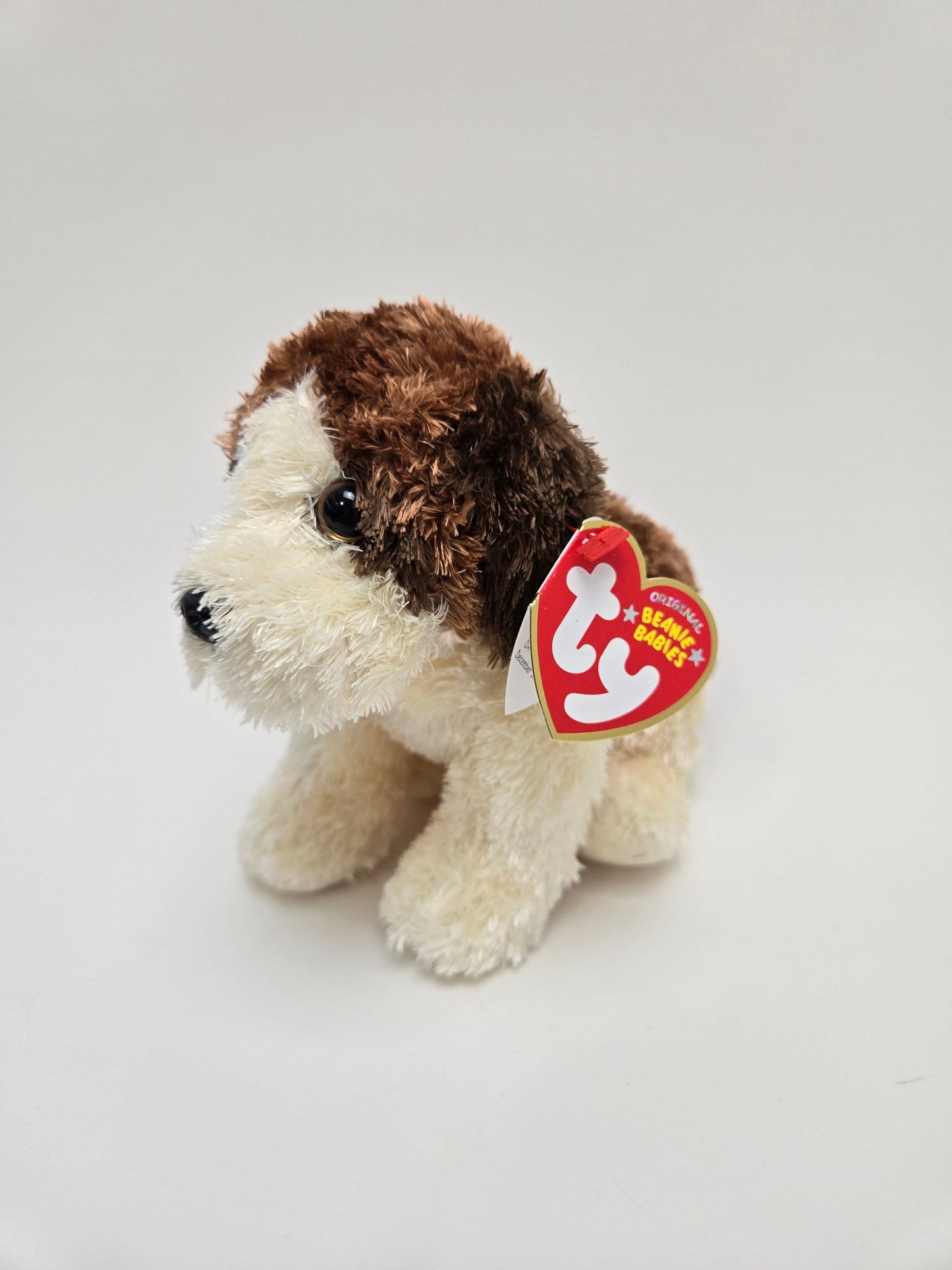 Ty Beanie Baby “Rescue” the St. Bernard Dog Plush **Rare** (7 inch)