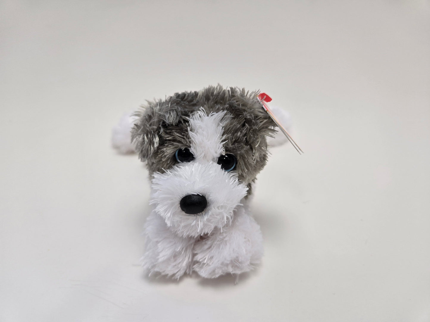 TY Beanie Baby “Fetch” the Dog - Grey and White Version *Rare* (6 inch)