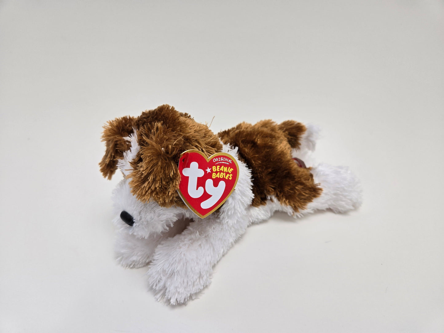 Ty Beanie Baby “Rowdy” the Dog (Brown & White Version) *RARE* (7.5 inch)